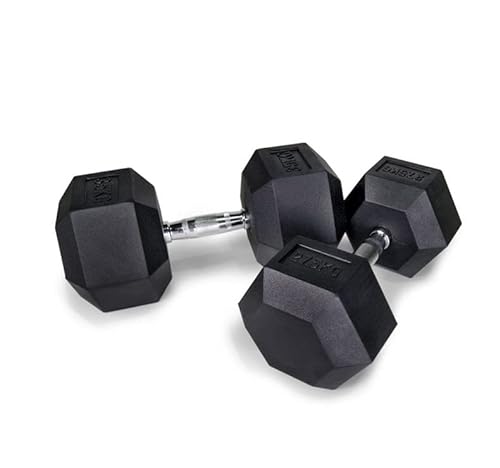 fitnessdigital AFW-Juego de Mancuernas 2 Unidades, 35,5 kg