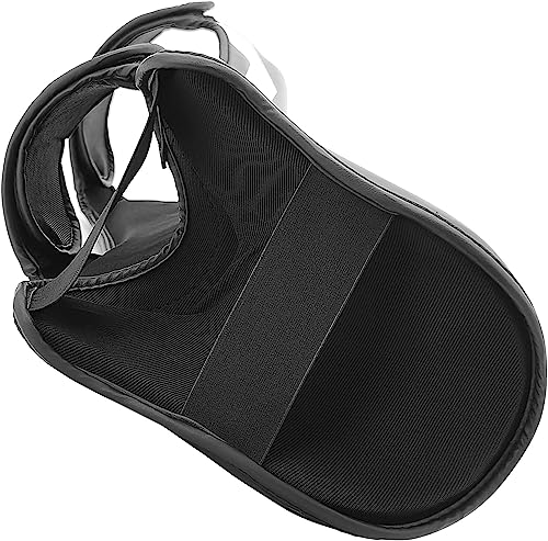FIVING MMA - Espinilleras acolchadas ajustables para artes marciales mixtas (L, negro)