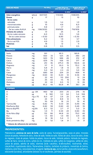 FontActiv Forte Sabor Chocolate - Suplemento Nutricional con Fibra para Adultos 0% Azúcares añadidos- 14 Sobres x 30 gr