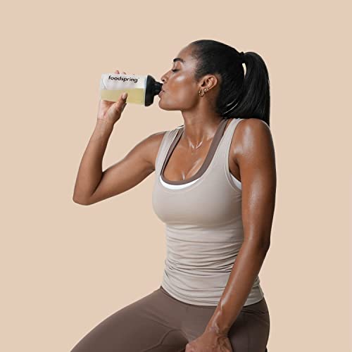 foodspring Clear Whey, limonada, 480 g, batido de proteínas ligero y refrescante con aislado de suero