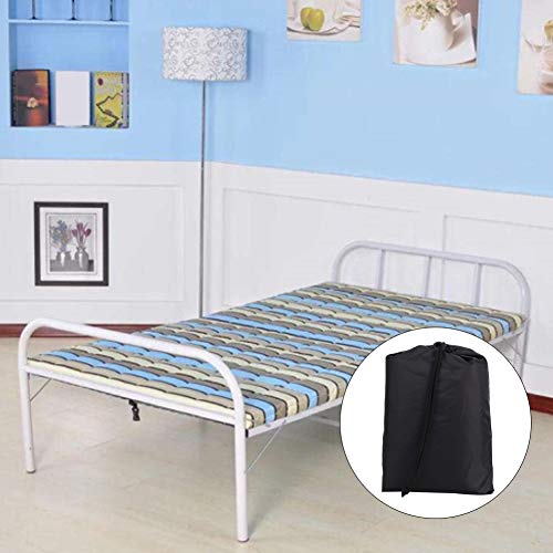 Funda Plegable 80 para Cama IKEA 80X190 Negro Funda De Cama Plegable Portátil Muebles Deportivos para Uso Interior Exterior 85X33X107Cm (85 * 33 * 107cm)