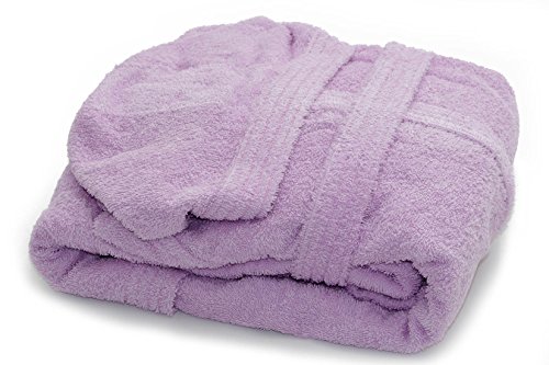 Gabel 09400 703 Albornoz para Adulto, 100% algodón, Morado, 1 x 1 x 1 cm