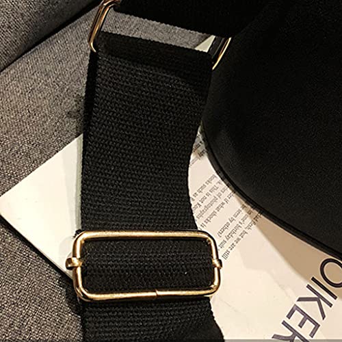 Generic - Bolso bandolera para mujer, estilo vintage, piel sintética, con correa ajustable, estilo retro, color marrón, talla única, marrón, Einheitsgröße