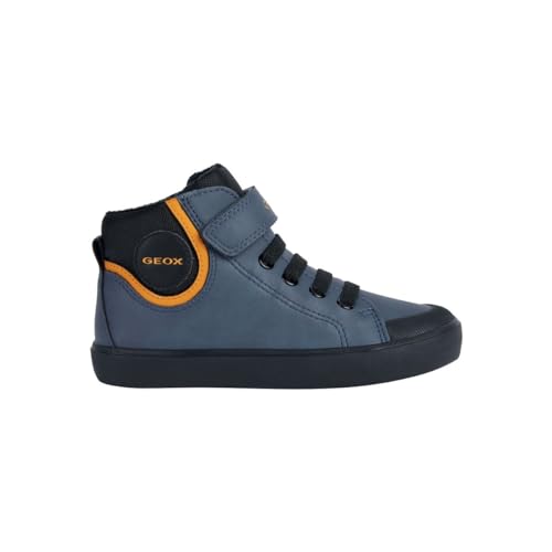 Geox J Gisli Boy F, Zapatillas, Avio Yellow, 35 EU