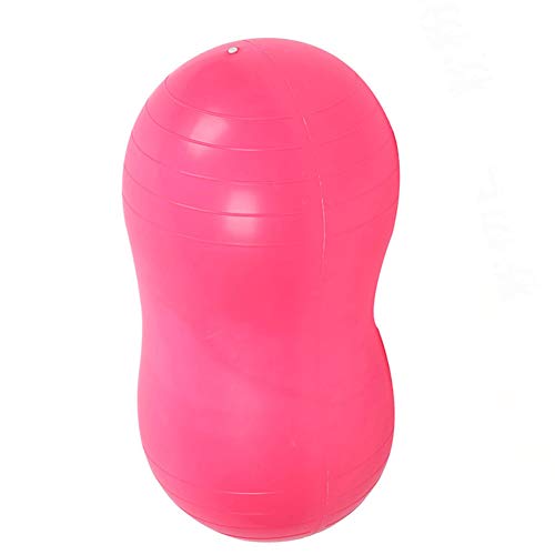 Geshiglobal - Pelota de yoga, 45 x 95 cm, resistente al desgaste, masajeador de cápsula de cacahuete grueso, color 1 color, tamaño Azul