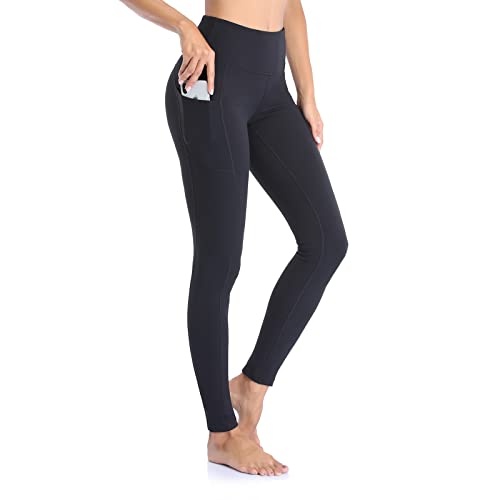 GIMDUMASA Pantalón Deportivo de Mujer Cintura Alta Leggings Mallas para Running Training Fitness Estiramiento Yoga y Pilates GI188