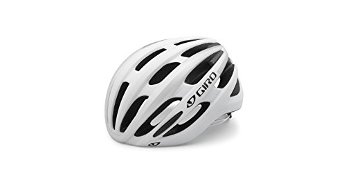 Giro Foray - Casco de ciclismo unisex, color blanco/plateado (matte white/silver), 55 - 59 cm