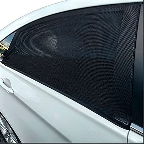 GOLDGE 2PCS Parasol Infantil de Coche, 110 x 50cm Parasoles con Protección UV para Niños, Bebe y Mascotas, Fácil instalación Lateral Ventana