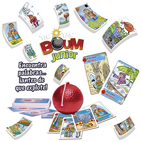 Goliath - Tic Tac Boum Junior, Juego de Cartas , Encuentra la Palabra (70508) , color/modelo surtido, de 6 a 12 años.