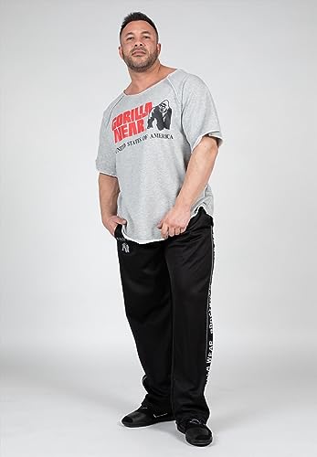 Gorilla Wear Top Classic Work out Camiseta, Gris, Medium para Hombre