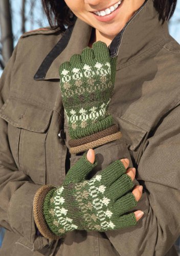 Guantes, manoplas y mitones de punto. 13 proyectos explicados paso paso (CREA CON PATRONES-PUNTO DE CRUZ)