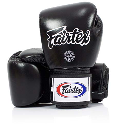Guantes Transpirables Fairtex BGV1BR Muay Thai para Hombres, Mujeres, Niños | Guantes MMA, Kickboxing, Gimnasio, Entrenamiento, Ligeros y Amortiguadores | Boxeo de Alta Gama
