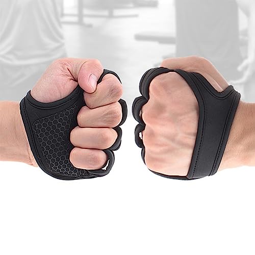 Guantes ventilados para levantamiento de pesas, guantes de entrenamiento para levantamiento de pesas, guantes de entrenamiento perfectos para levantamiento de pesas, ideales tanto para hombres como
