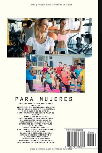 GUIA ENTRENAMIENTOS CON PESAS PARA MUJERES
