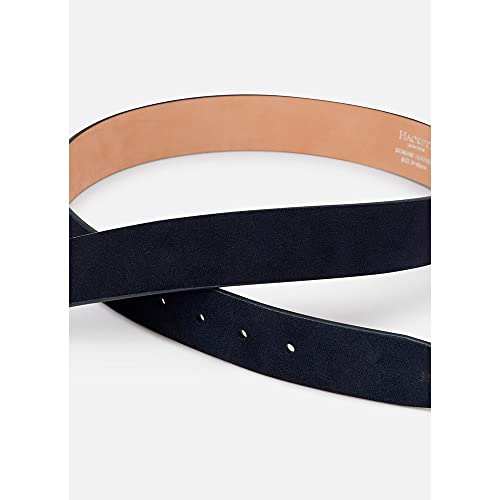 HACKETT LONDON Suede H Keeper TOM cinturón, 595NAVY, 28 de los Hombres