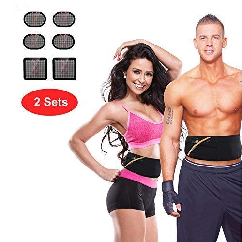 HARPIMER Almohadillas Electrodos, electrodos Almohadillas de Gel Adhesivas para Todos los Cinturones Abdominales