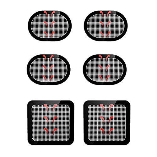 HARPIMER Almohadillas Electrodos, electrodos Almohadillas de Gel Adhesivas para Todos los Cinturones Abdominales