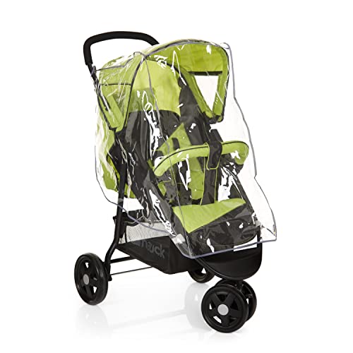 hauck Plastico Lluvia Silla Paseo Universal para Carritos de 3 o de 4 Ruedas, Protector de Lluvia para Carrito de Bebe con Ventilación, Impermeable, Duradero - Transparente