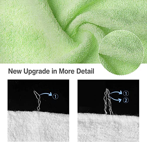HBselect 10 Piezas Toallas Bebe Toallas De Mano Fibra De Bambú Toallitas Faciales 25 * 25 Cm Toallas Para Niños Multicolor Toallas De Baño Toallas De Cocina