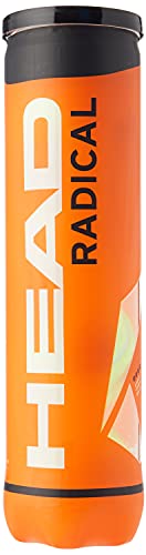 Head Radical Pelotas de tenis, Caja de 4 pelotas, Paquete de 3, Amazon Exclusive
