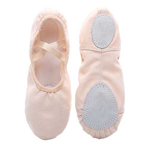 Healifty Zapatos de Baile de Suela Blanda Zapatos Deportivos de Gimnasio de Yoga Talla Libre 36 Tamaño Transpirable para Estudiantes Mujeres Damas Niñas Niños
