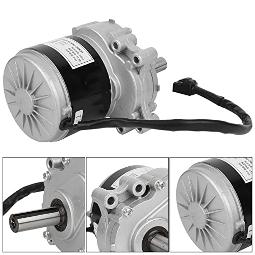 HERCHR Motor Eléctrico De 24V 250W Cepillado, Motor De Cepillo De Baja Velocidad De Metal 75r/min Motor De Cepillo De Sillas De Ruedas Eléctricas De Metal De 24V 250W