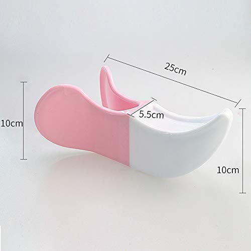 Hillylolly Entrenador Cadera, Ejercitador de Muslos Internos, Ejercitador de Gluteos, Hips Trainer, Rosa y Blanco, 25 * 10 * 10 cm, 1 PCS, Accesorios de Yoga y Pilates, para Mujeres