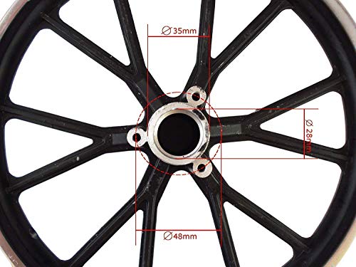 Hmparts Llanta Orion Kdx- 10 Pulgadas (25,4 cm) - Delantero -Sw- Mini Cross / Dirt Bike / 2-stroke