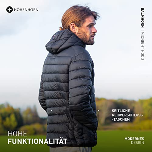 Höhenhorn Balmhorn Chaqueta acolchada con capucha para hombre, chaqueta de entretiempo, L
