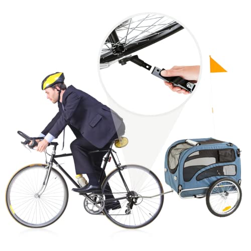 HONGECB Enganche Remolque Bicicleta, Universal Accesorio De Remolque Bicicleta, para Remolque Bicicleta - Enganche para Remolque De Bicicleta, Conector De Enganche Remolcador para Bicicleta(A)