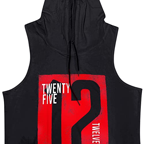 HOTCAT Camiseta de Tirantes Deportiva Hombre Sudadera con Capucha Sin Mangas Culturismo Fitness Gym Tank Top