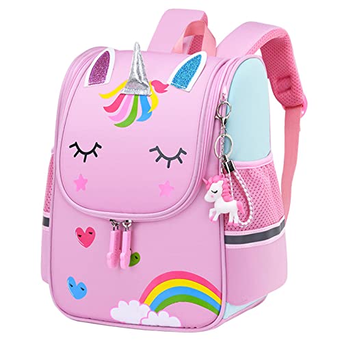 Hovkib Mochila para Niños, Mochilas Escolares Juveniles, Material Escolar para Niños, Mochila Gran Capacidad para Colegio Viajes, Regalos para Niños Niñas y Adolescentes 3-6 Años