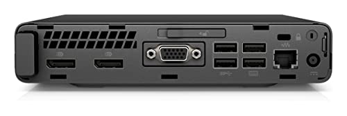 HP EliteDesk 800 G3 DM/Core i5 6500T 2,5 GHz, 8 GB de RAM, SSD de 256 GB, Tarjeta gráfica Intel HD, Windows 10 Pro (reacondicionado)