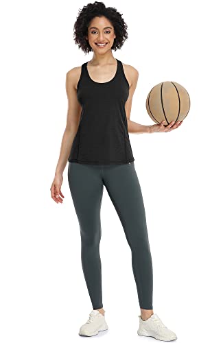 Icyzone - Paquete de 3 camisetas deportivas de tirantes para mujer para correr, hacer yoga e ir al gimnasio, XXL