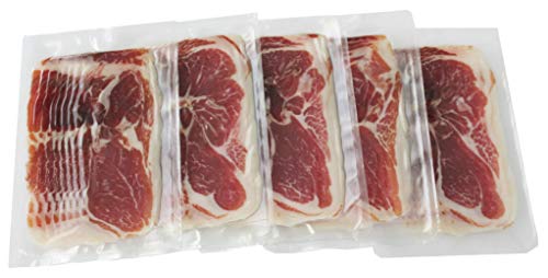 IGLESIAS - Paleta De Cebo Ibérica, 50% Raza Ibérica Loncheada G (5 sobres de 100G), 500 Gramos