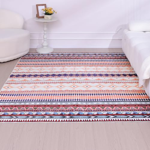 iHeroo Alfombra Salon, 160x230cm Alfombras de Habitacion Suave y Confortable, Home Alfombra Antideslizante Duradera Que no se Deforma, Lavables Tapetes para Sala, Dormitorio, Marco de Puerta