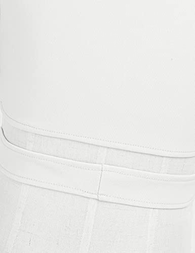 iiniim Niña Camiseta sin Mangas Cuello Alto Espalda Cruzada Abierto Prenda Gimnasia Correas Deportiva Ropa Interior de Danza Ballet Fitness Running Tank Top de Baile Elástica B Blanco 9-10 años