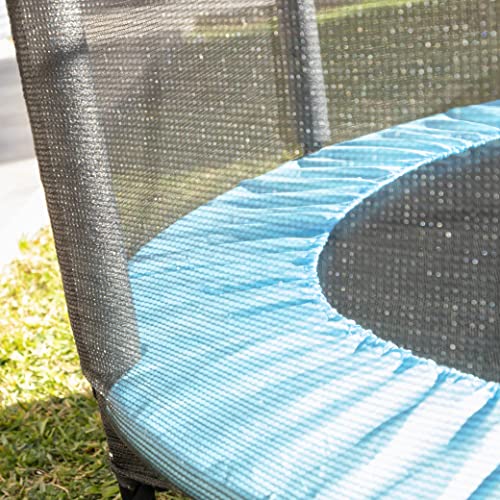 InnovaGoods® Cama elastica niños, Cama elastica niño exterior e interior, juegos para niños, Incluye accesorios, herramientas de montaje y Red protectora de seguridad con cremallera, Juegos +3 años.