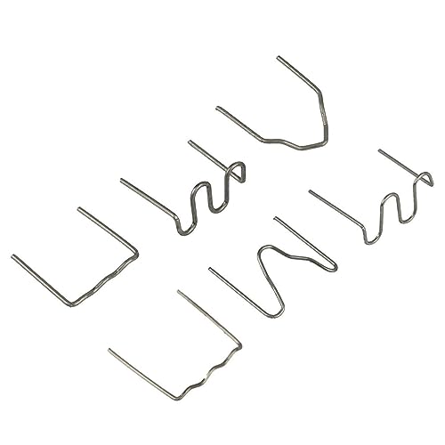 IOIUSKKU 500 unids/set transferencia automática y función de retardo para reparaciones sin esfuerzo máquinas de soldadura de acero inoxidable nueva grapadora caliente, 0.8 ondas * 500 piezas
