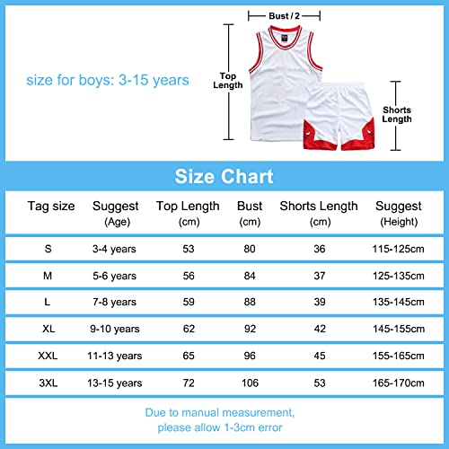 ISOVNUS Juego Baloncesto Niño de 2 Piezas, Camiseta sin Mangas y Pantalones, Trajes Conjunto de Baloncesto Niños, 1 Top Camiset+ 1 Pantalón Cortos para 11-12 Años, Negro, XXL