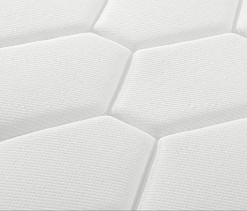 IZTOSS Colchónes Viscoelástico 90x190 CM | Altura 14cm | Ergonomico | Tejido Aloe Vera Antibacterial | Confort