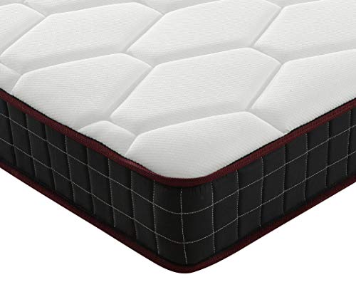 IZTOSS Colchónes Viscoelástico 90x190 CM | Altura 14cm | Ergonomico | Tejido Aloe Vera Antibacterial | Confort