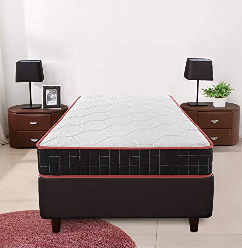 IZTOSS Colchónes Viscoelástico 90x190 CM | Altura 14cm | Ergonomico | Tejido Aloe Vera Antibacterial | Confort