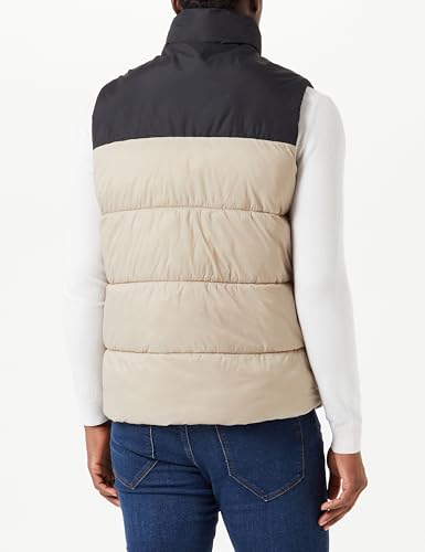 Jack & Jones Jjetoby Collar Sn Chaleco, Crockery/Detail:Black Blocking, L para Hombre