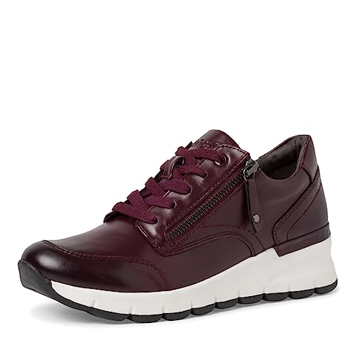 Jana Softline 8-23763-41-Zapatos Deportivos cómodos para Uso Diario, Zapatillas Mujer, Merlot, 39 EU Ancho