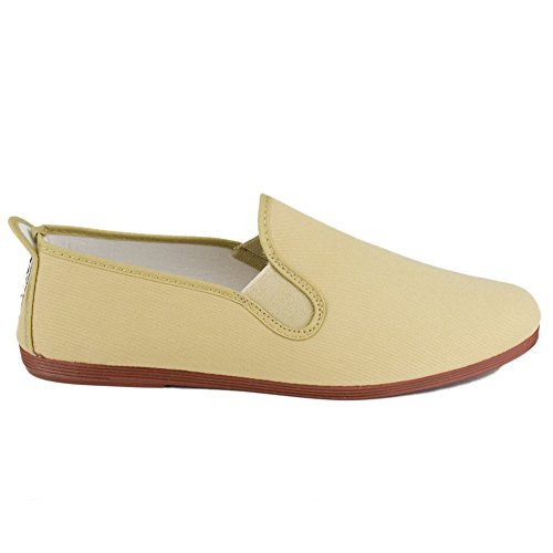 javer 55-1 - Zapatilla Kung-FU Lona Mujer Color: Blanco Talla: 40