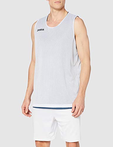 Joma 100050.3, Camiseta De Baloncesto Hombre, Marino-blanco, XS