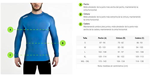 Joma Academy Iv, Camiseta Hombre, Blanco-negro, M