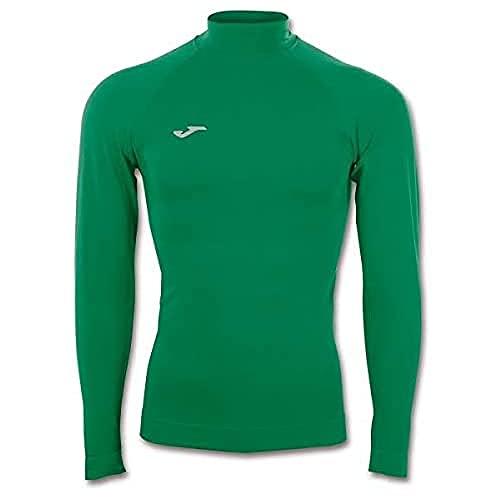 Joma Camiseta Brama Classic Manga Larga Termica, Textil, Verde, S-M