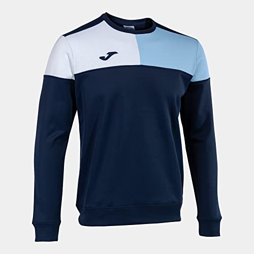 Joma Sudadera Crew v Marino Celeste Blanco